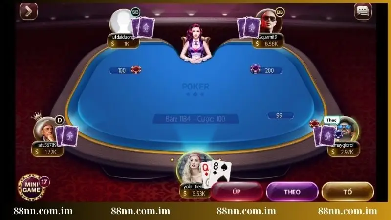 Các vị trí trong Poker