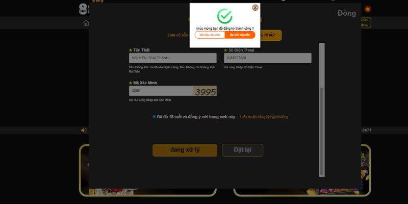 Điều kiện khi đăng nhập 88nn